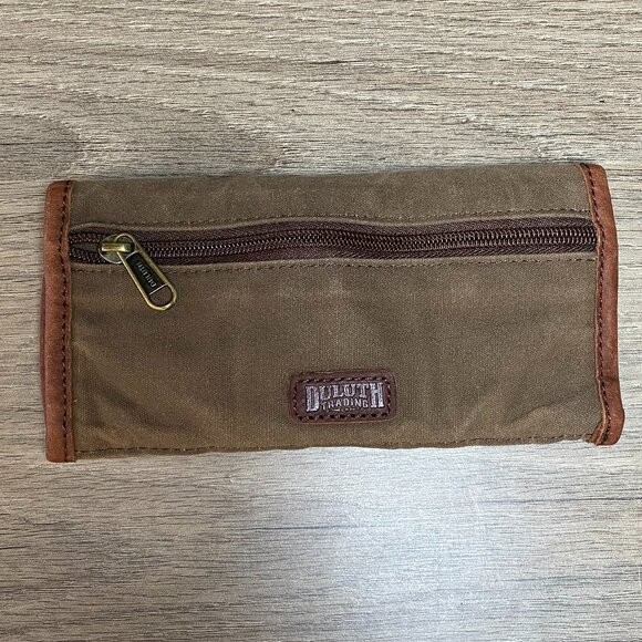 Canvas Duluth Trading Company Trifold Wallet - Picture 2 of 4